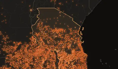 Wildfires in Tanzania