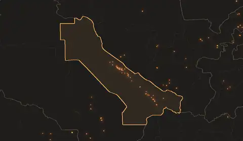 Wildfires in Lebap