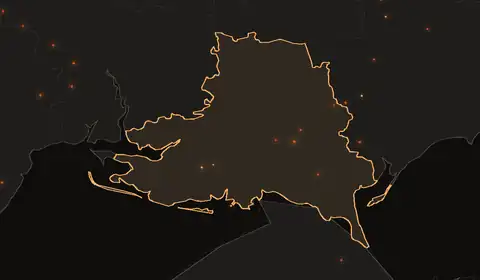 Wildfires in Kherson