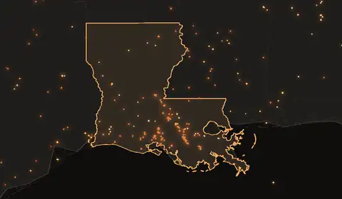 Wildfires in Louisiana