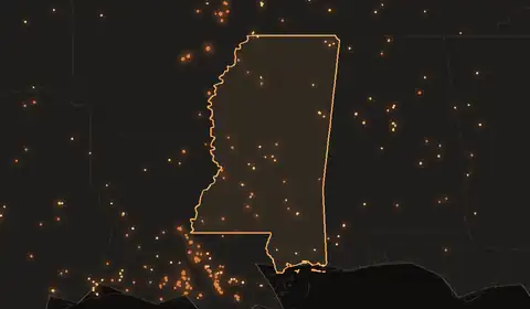 Wildfires in Mississippi