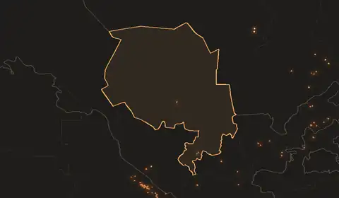Wildfires in Navoiy