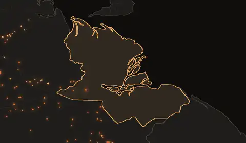 Wildfires in Delta Amacuro