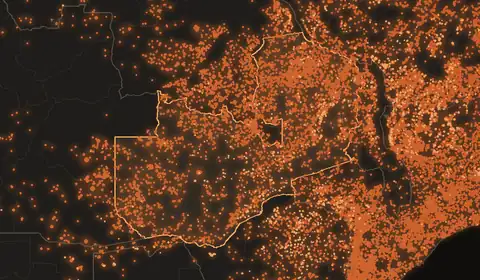Wildfires in Zambia