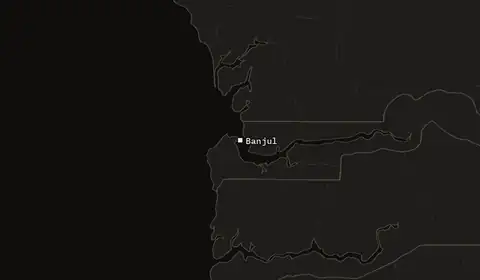 Wildfires near Banjul