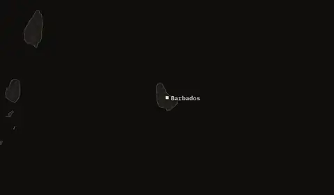 Wildfires near Barbados