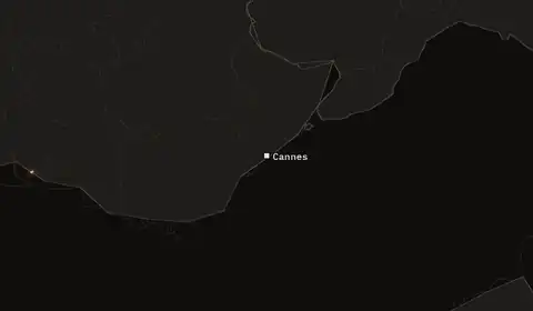 Wildfires near Cannes