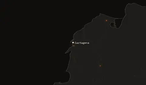 Wildfires near Cartagena