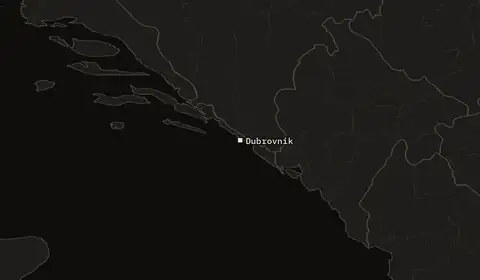 Wildfires near Dubrovnik