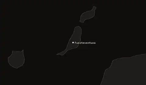 Wildfires near Fuerteventura