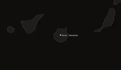 Wildfires near Gran Canaria