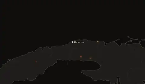 Wildfires near Havana