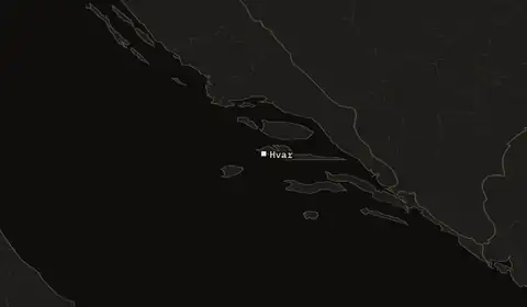 Wildfires near Hvar