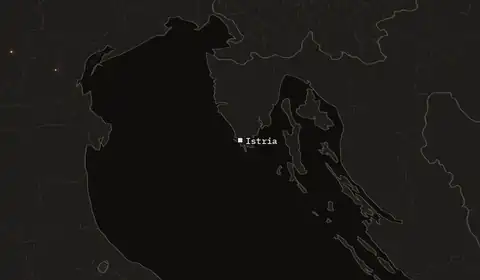 Wildfires near Istria