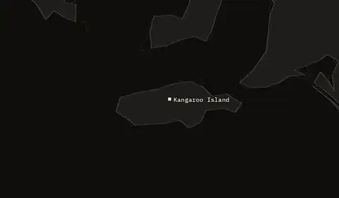 Wildfires near Kangaroo Island