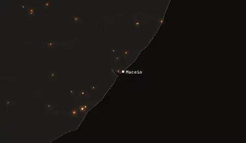 Wildfires near Maceio