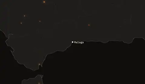 Wildfires near Malaga