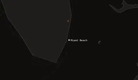 Wildfires near Miami Beach