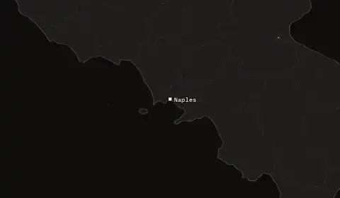 Wildfires near Naples