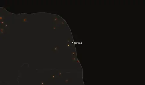 Wildfires near Natal