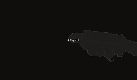 Wildfires near Negril