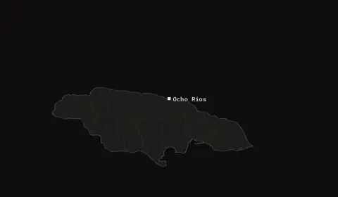 Wildfires near Ocho Rios