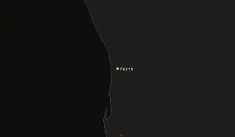 Wildfires near Perth