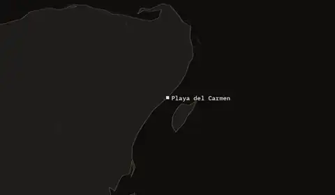 Wildfires near Playa del Carmen