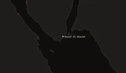 Wildfires near Sharm el-Sheikh