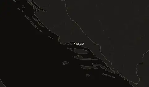 Wildfires near Split