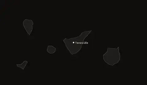 Wildfires near Tenerife