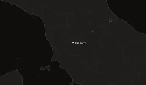 Wildfires near Tuscany