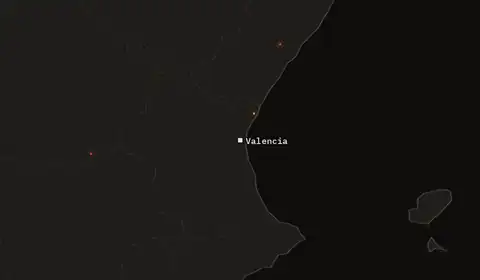 Wildfires near Valencia